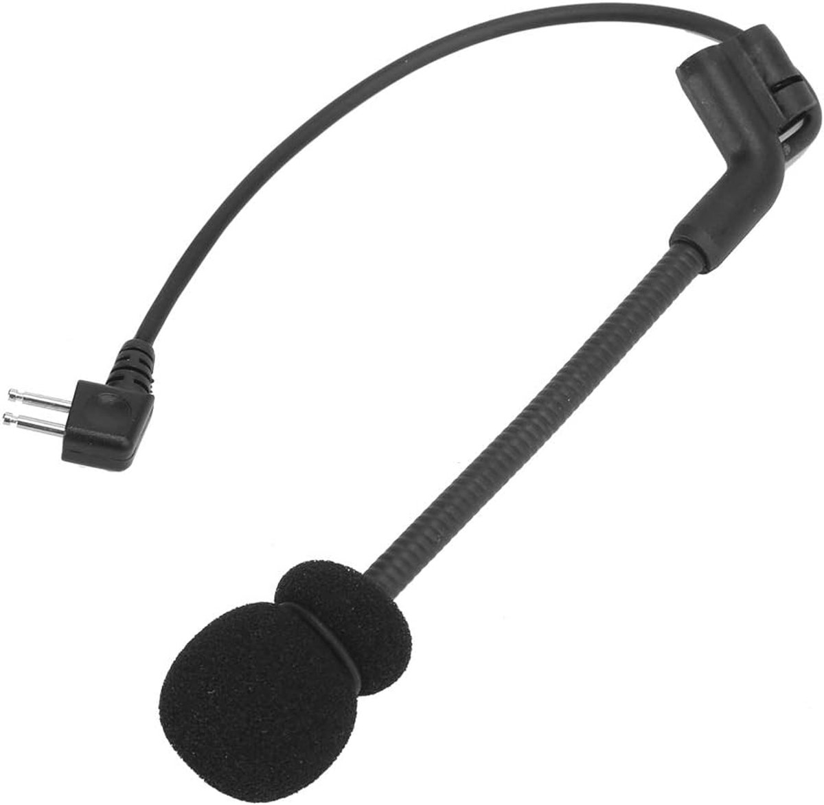 Microfoon - Reserve microfoon - Communicatie - Plug and play - 2-pins - Zwart