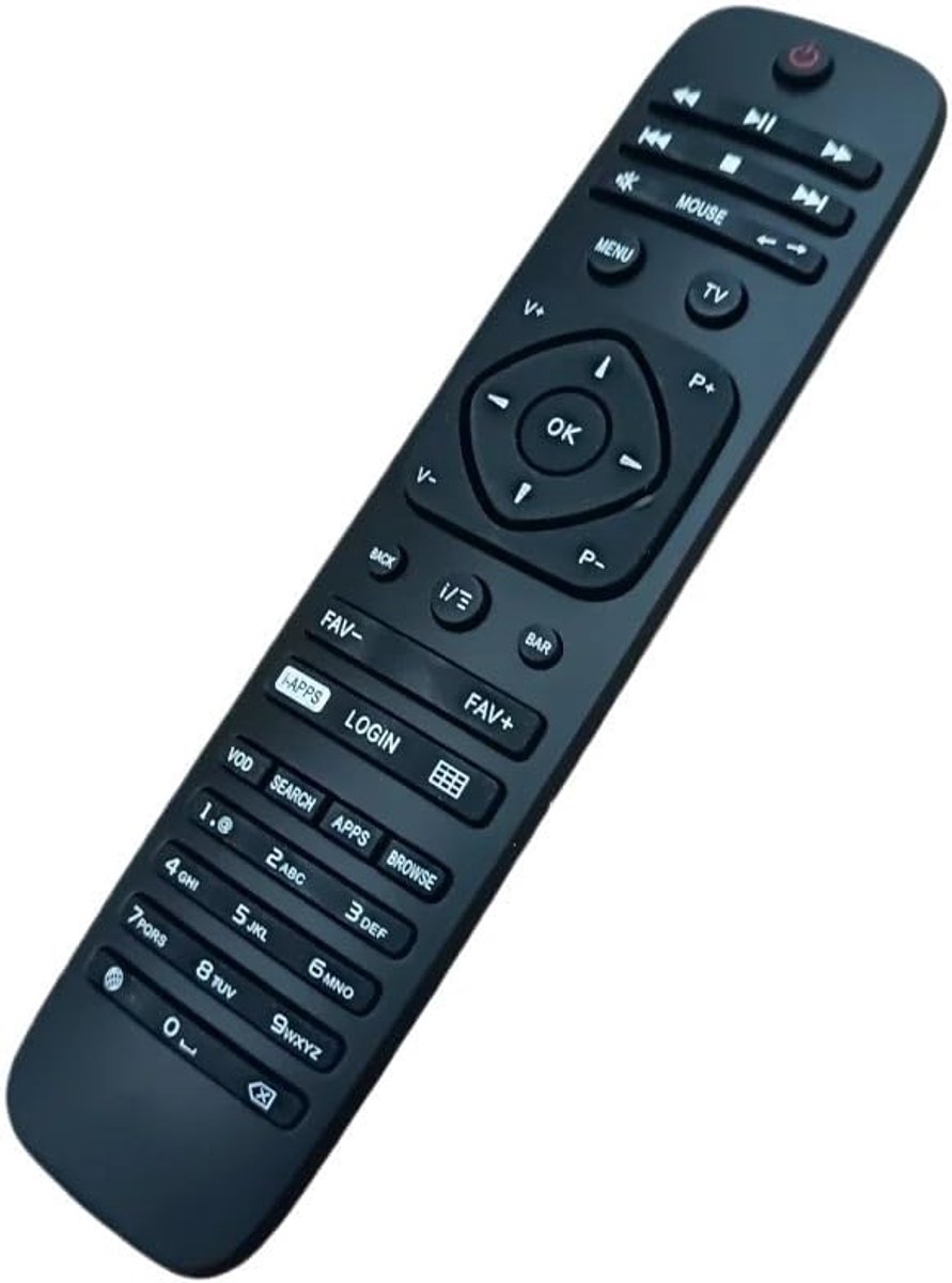 Universele Afstandsbediening - TV Bediening - IPTV Box - Directe Werking Geen Programmering - 1x1x1 cm