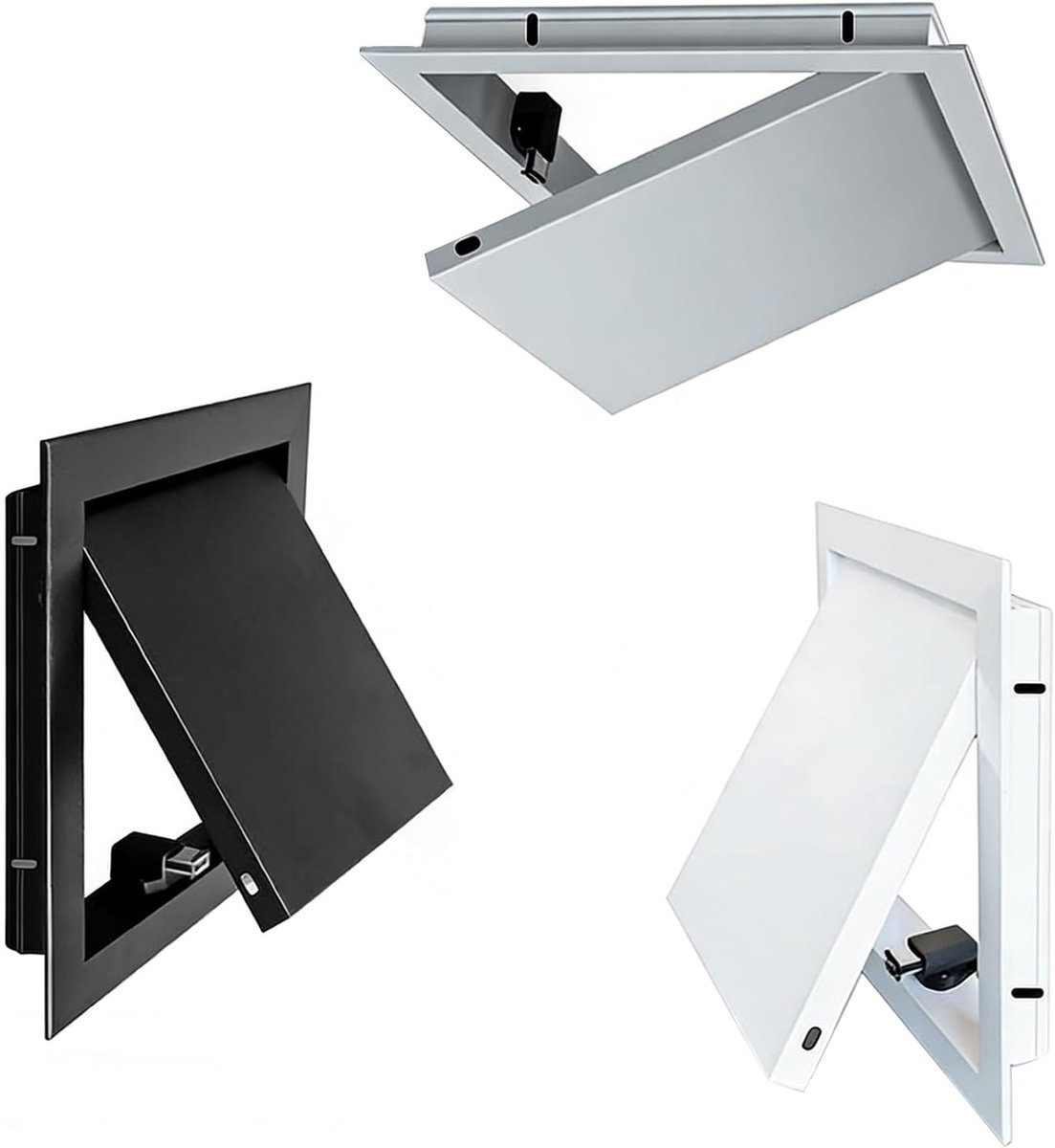 Toegangsluik - Vergrendeling Paneel - Plafond Afwerking - Magnetische Sluiting - 20x25cm - Wit