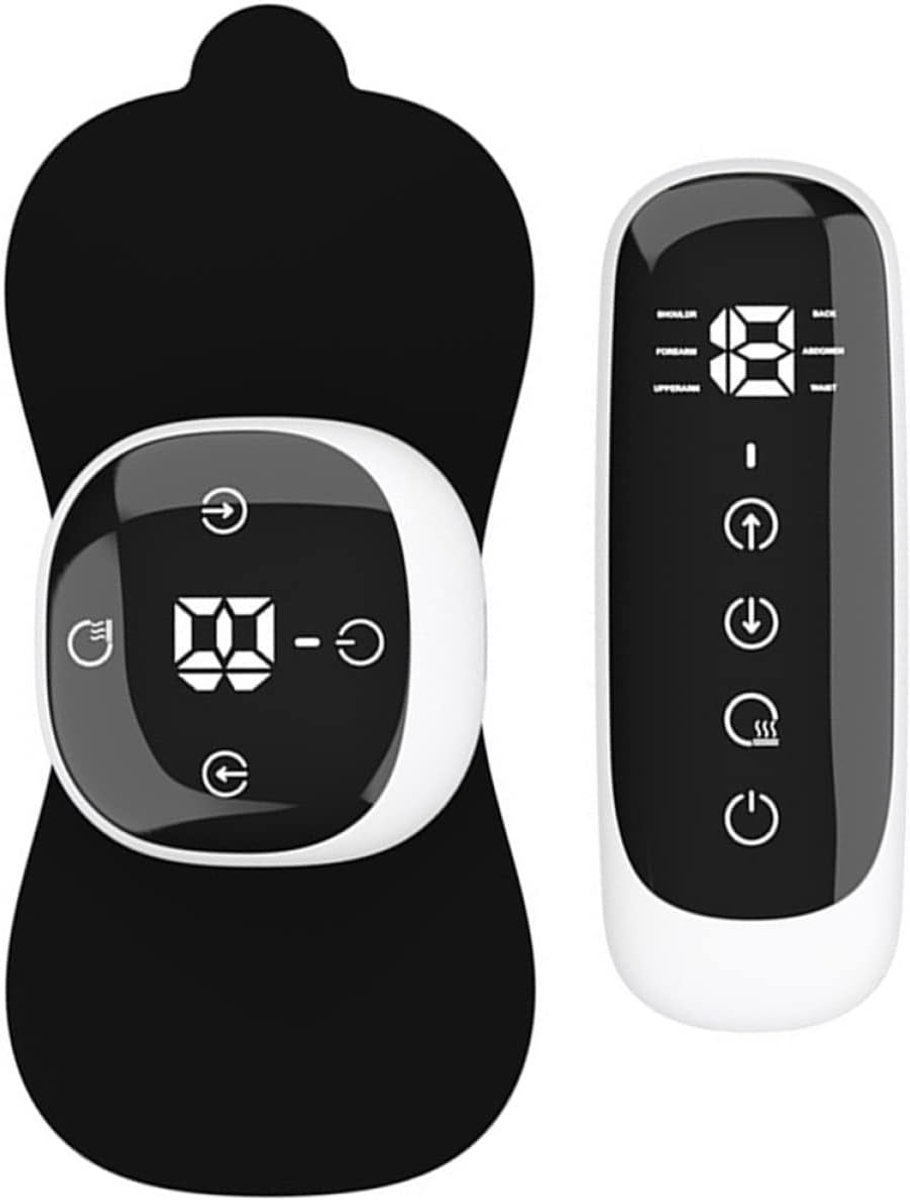 Nek Massager - Puls Stimulator - Spier Ontspanning - USB Oplaadbaar - 15 x 4.5 cm - Wit