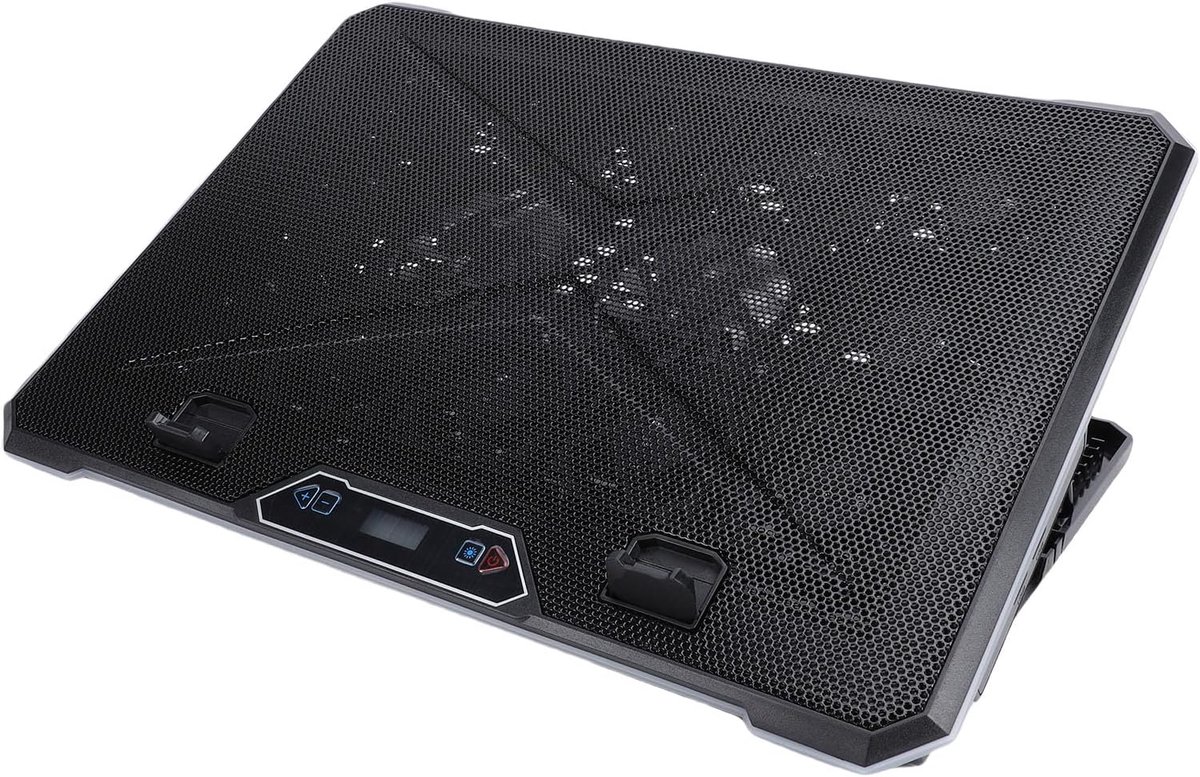 Laptop Koeler - Koelstation Ventilator - Gaming Prestaties - 10 Turboventilatoren - 12-19 Inch - Zwart