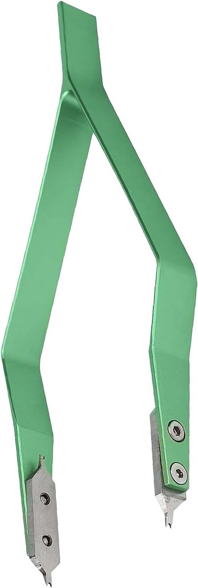 Horlogeband Verwijderaar - Horlogeband Versteller - Horloges Repareren - Krasvrij Mechanisme - 11.5 x 4 cm - Groen