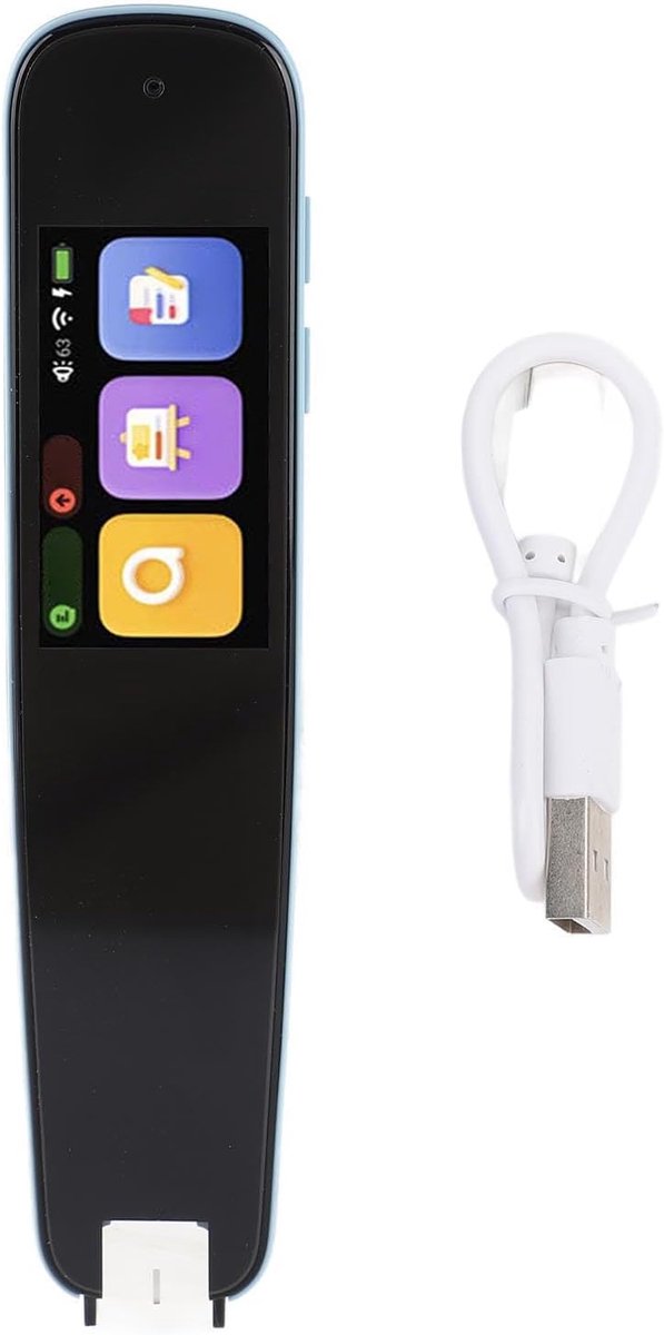 Scan Lees Pen - Vertaler Pen - Taal Leren - Draadloos Internet - 17cm Pakket - Donkerblauw