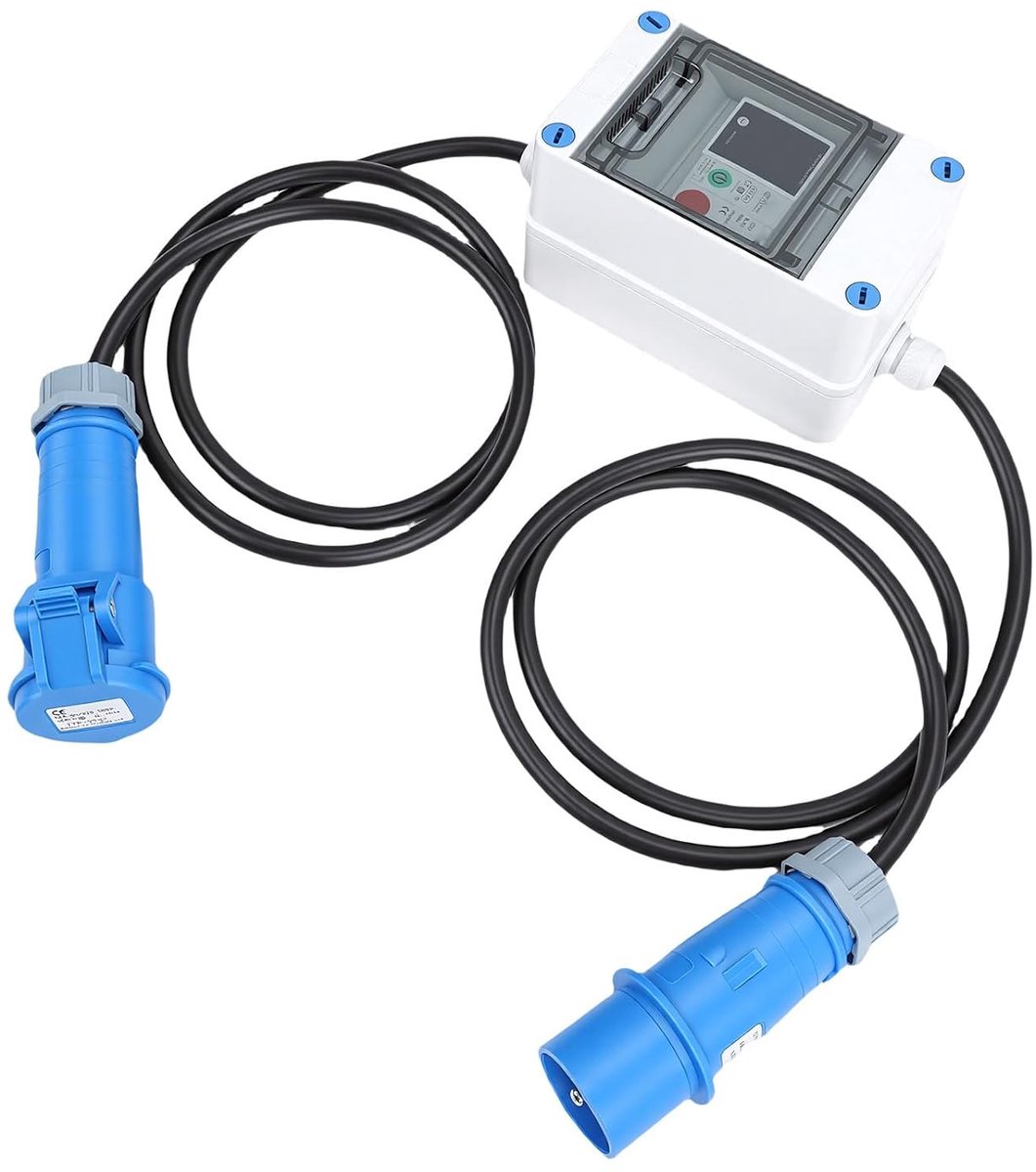 Digitale Energiemeter - Stroommeter KWH - Energie Verbruik Meten - Waterdicht IP67 - 1.4m Kabels