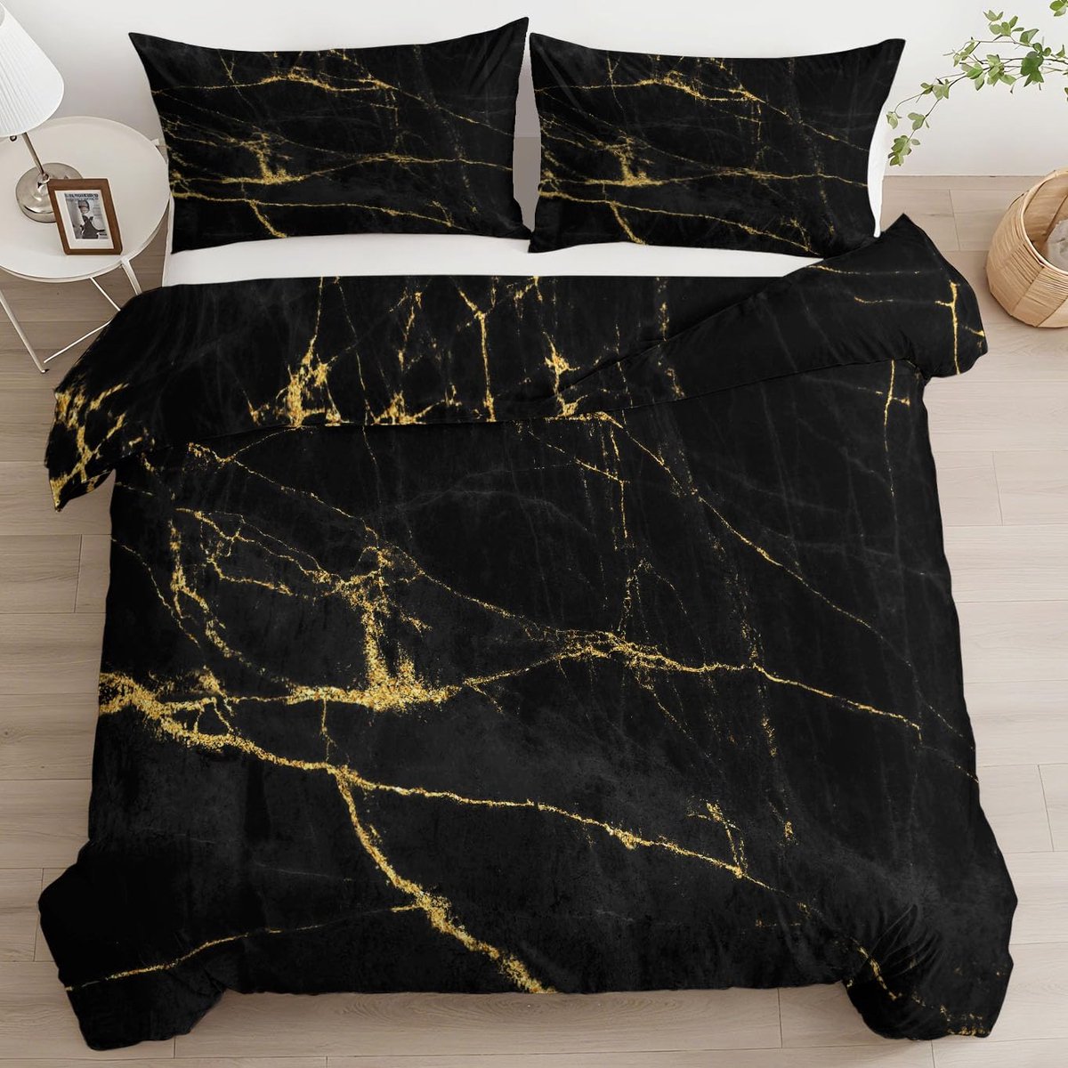 Dekbedovertrekset - Beddengoed set - Slaapkamer Decoratie - Zacht Microvezel - 220x260 cm 