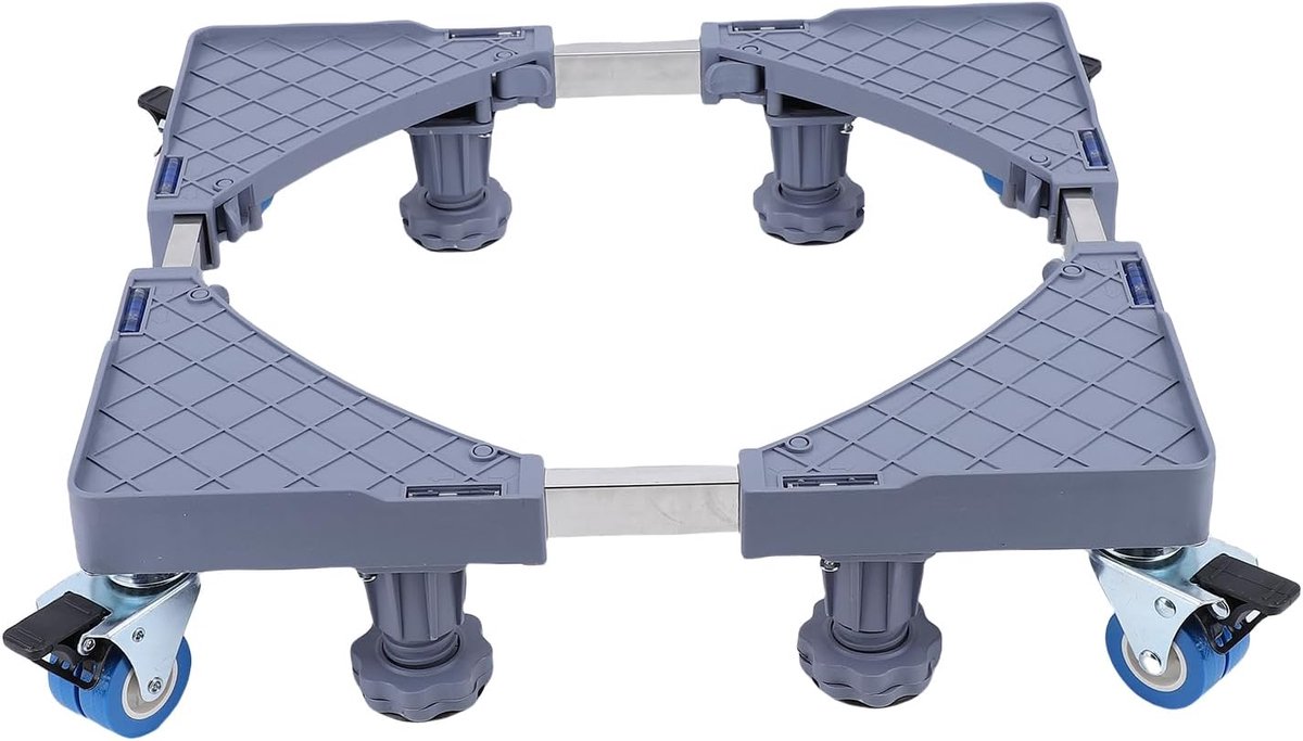 Koelkast Stand - Mobiele Basis - Apparaten Verplaatsen - Verstelbaar & Stabiel - 41-64cm Verstelbaar