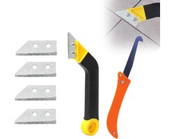 Voegenverwijderaar Set - Tegelreiniger Gereedschap - Muur en Vloer - Professionele Kwaliteit - 7 Stuks