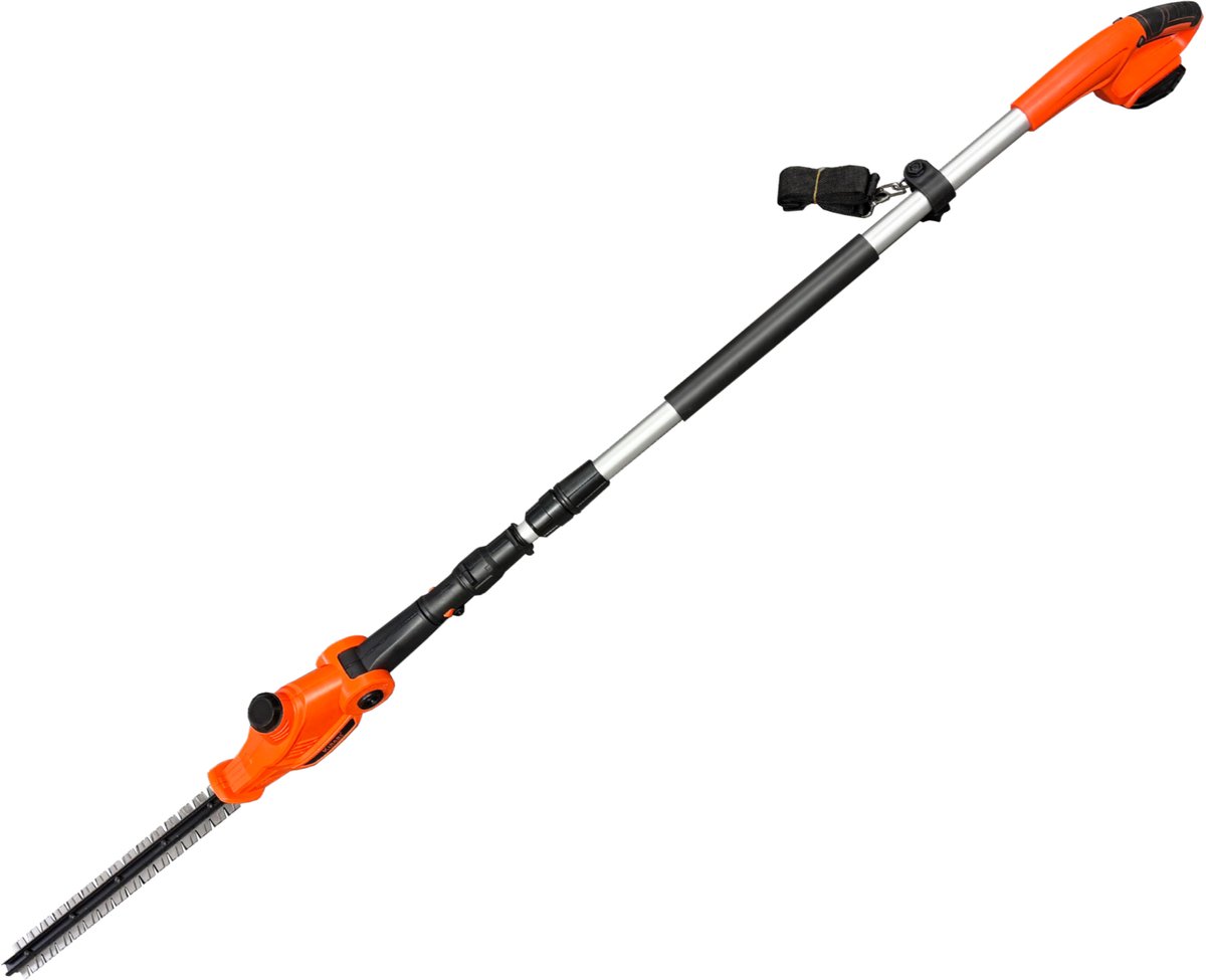 Kibani Accu Heggenschaar XXL – Inclusief twee li-ion accu's 2000 mAh – 45 cm Zwaardlengte - 21V - Telescopisch thumbnail 3