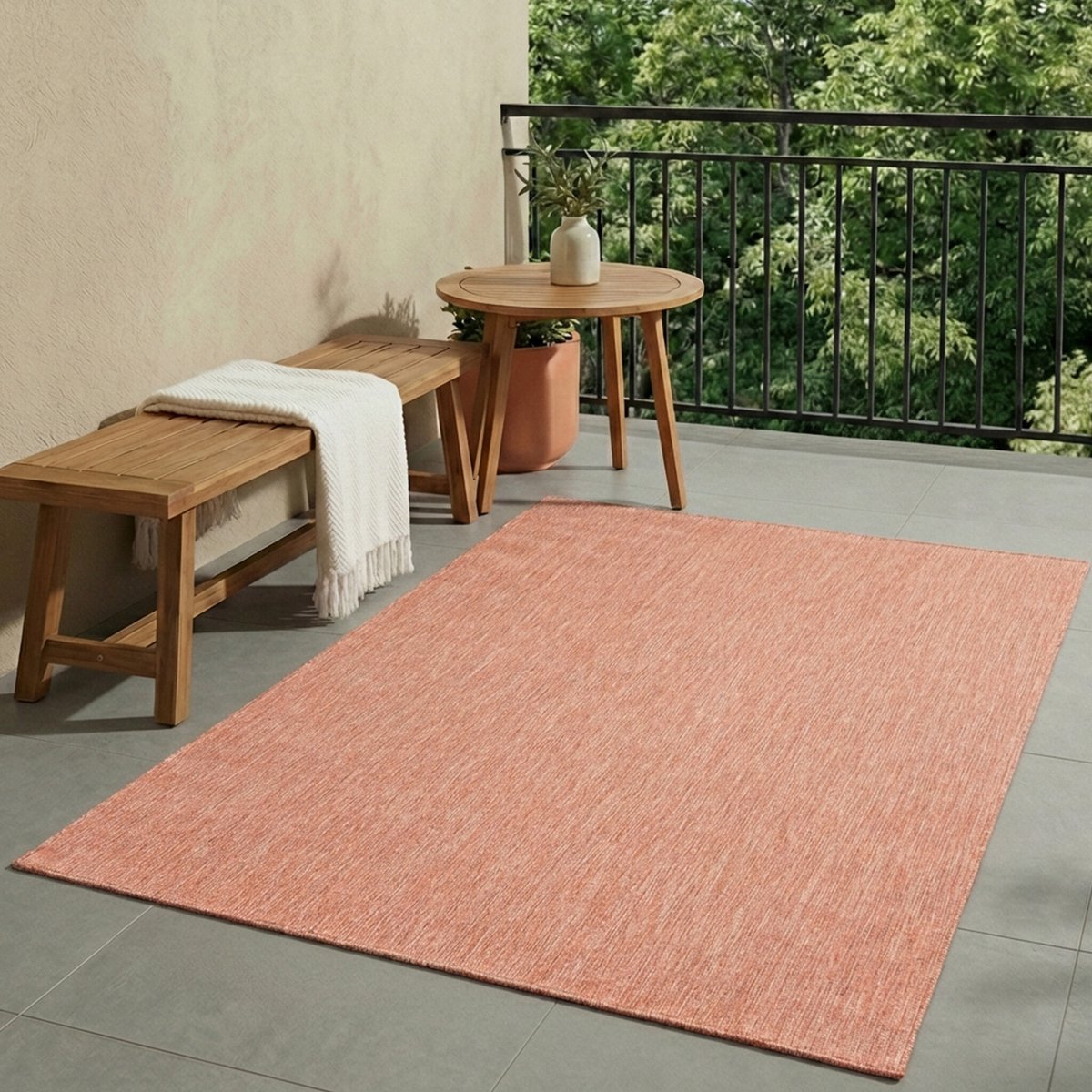 NATURL. Buitenkleed - Costa Terracotta - 80x150cm