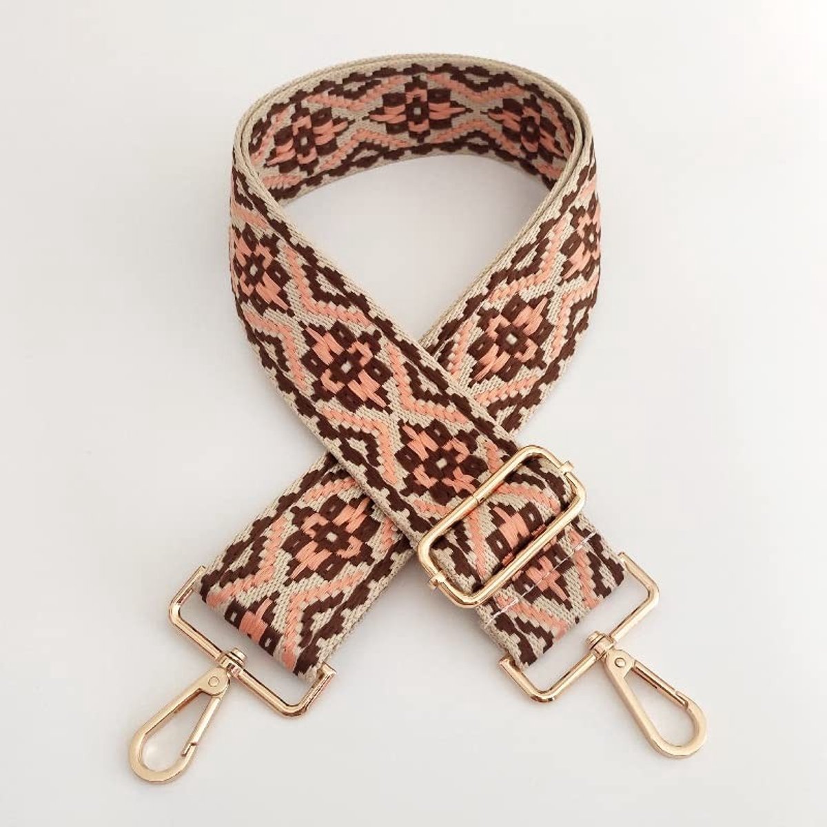 Allecto - Schouderband - Verstelbare schouderband - Ideaal voor handtassen - 5 cm breed - Vervangingsband - Kleurvol ontwerp - Geschikt voor vrouwe...