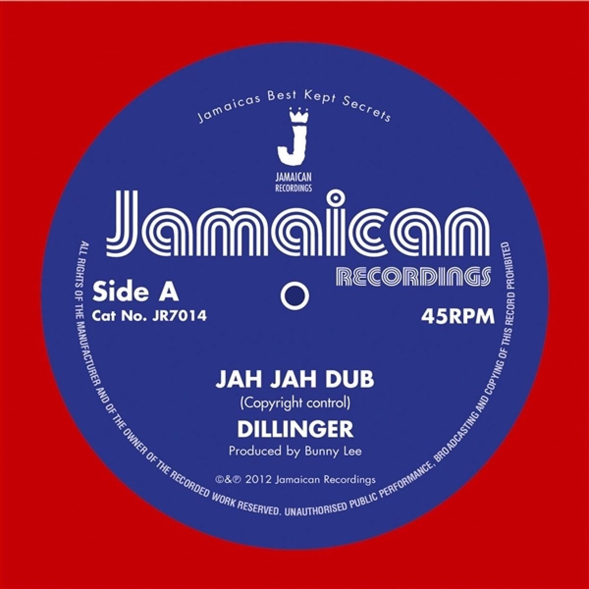 Dillinger - Jah Jah Dub/A Social Version (7" Single)