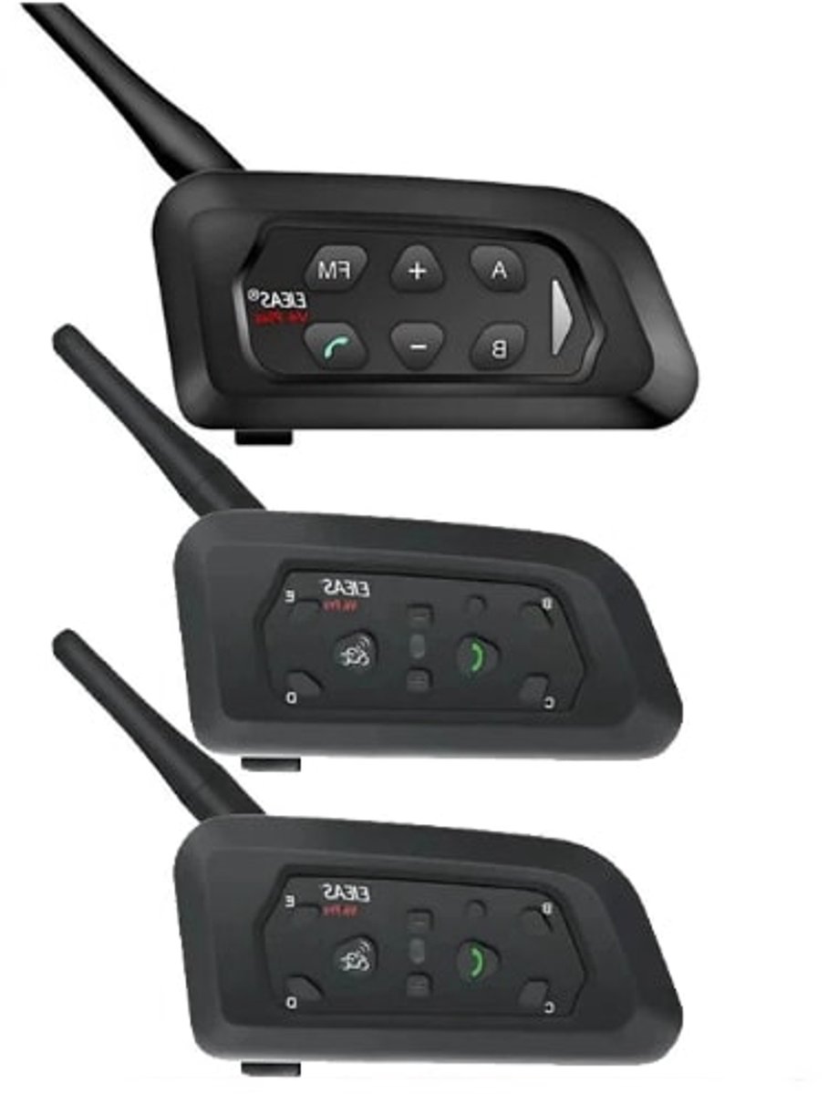 V4C Plus en V6C Pro - Scheidsrechter Intercom - Bluetooth 5.0 - Headsets - Handsfree - Communicator - intercom - 1x V4C Plus en 2x V6C Pro