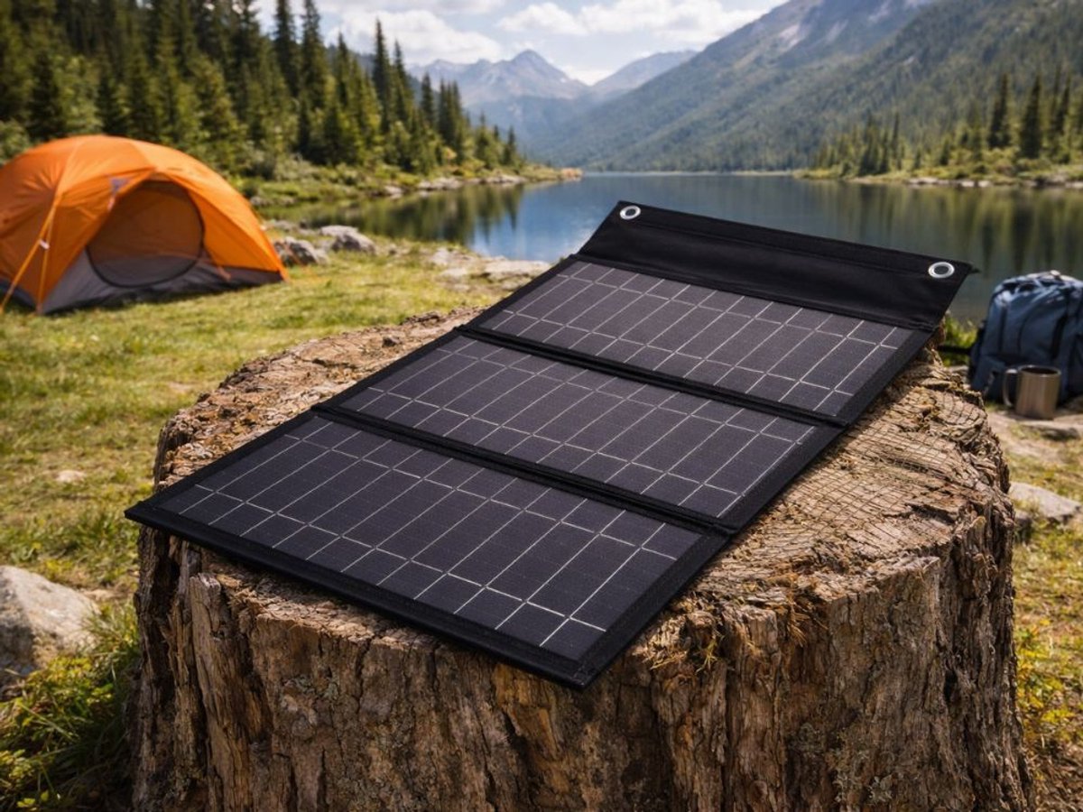 Draagbaar Zonnepaneel 20W – Opvouwbaar Solar Paneel met USB-A & USB-C – Camping, Outdoor & Powerbank Oplader –zonnepaneel – zonnepaneel opvouwbaar – zonnepaneel draagbaar – usb zonnepaneel – camping zonnepaneel – outdoor oplader zonne energie – 84862 – foto 7