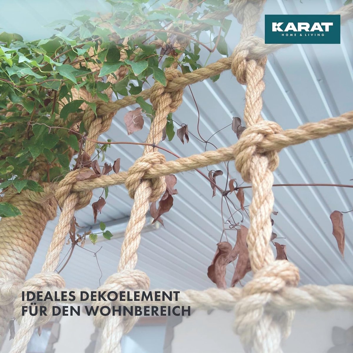Jute Touw - Klimtouw Koord - Sport Knutselen Decoratie - 100% Natuurlijk Sterk - 30 Meter 18mm - Bruin