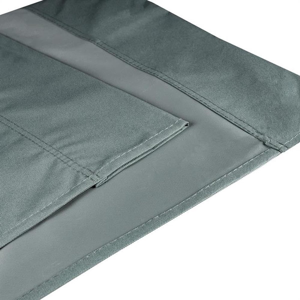 Dubbele ligstoel bekleding - Zonnebank hoes - Buiten ontspannen - Elastische sluiting - 202 x 134 cm - Grijs