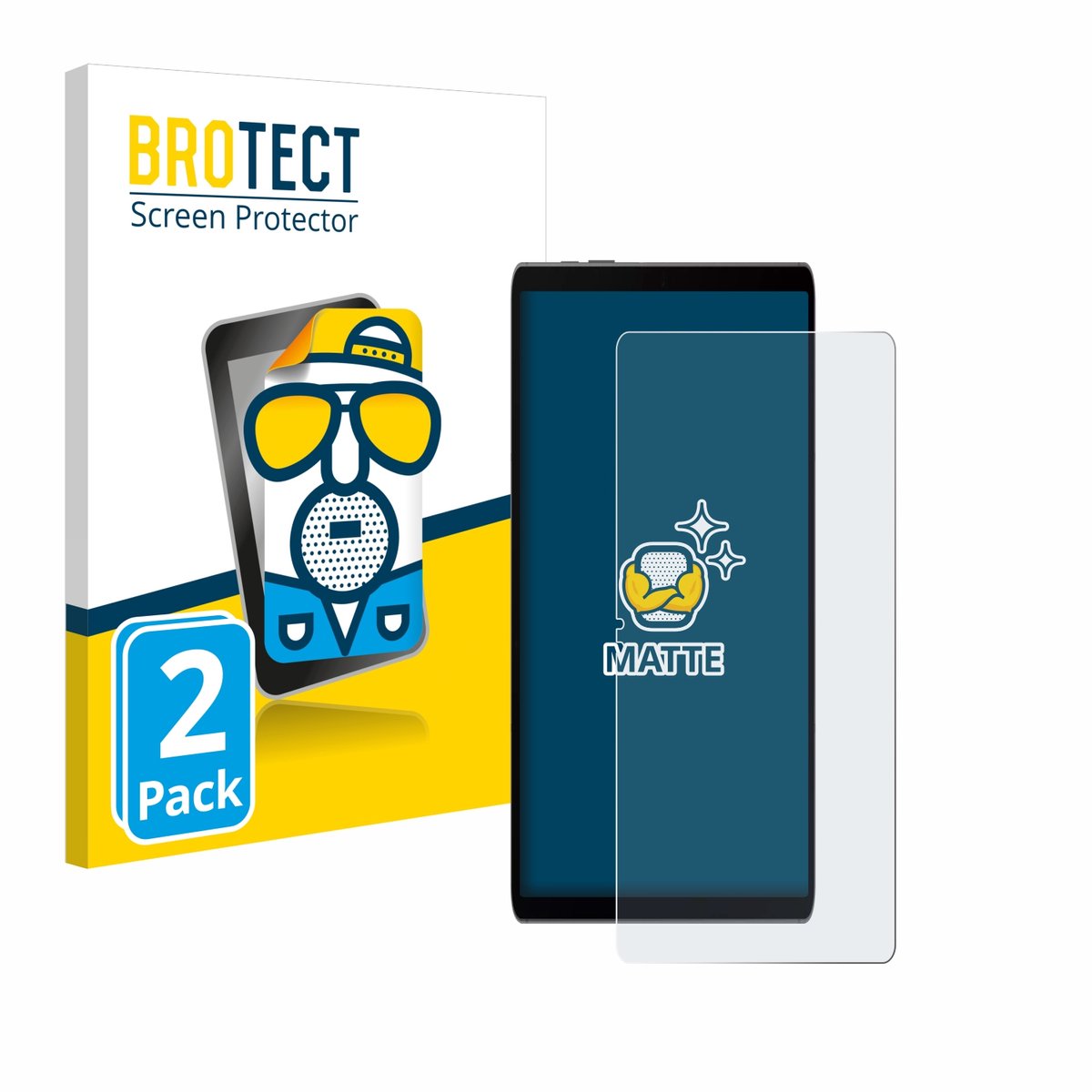 BROTECT - Screenprotector voor Samsung Galaxy Tab S9 FE - Folie Beschermfolie matte 2 Stuks