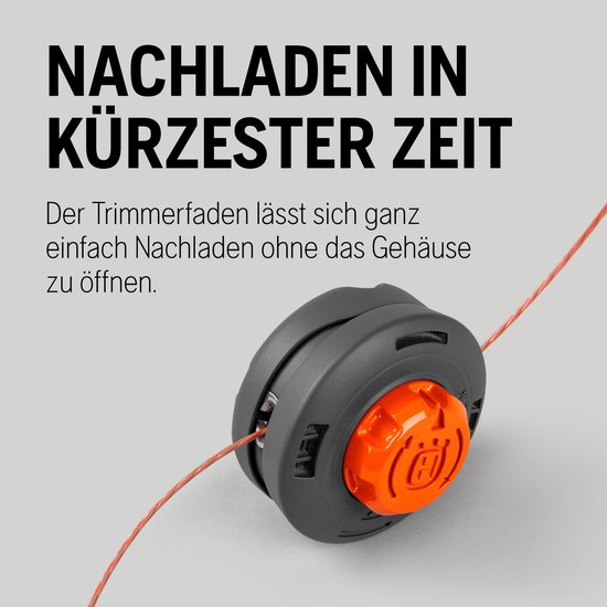 Husqvarna 122R Benzine Trimmer - 21,7cc 2-Takt Motor, 43cm Snijbreedte, Tap'n Go, Smart Start® met Draagriem van Husqvarna — afbeelding 5