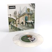 Omslag van Oasis album 'Some Might Say' en de bijbehorende vinyl single op de voorgrond.