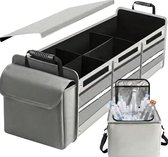 Livista Kofferbak Organizer - Auto Organizer - Opbergbox - met koeltas - drie compartimenten - Grijs