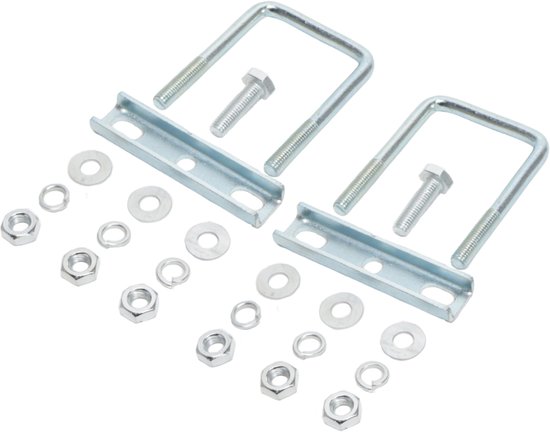 disselklemmen voor neuswielklem vierkant (48 mm) voor koker 60mm ( 2 stuks) — afbeelding 5