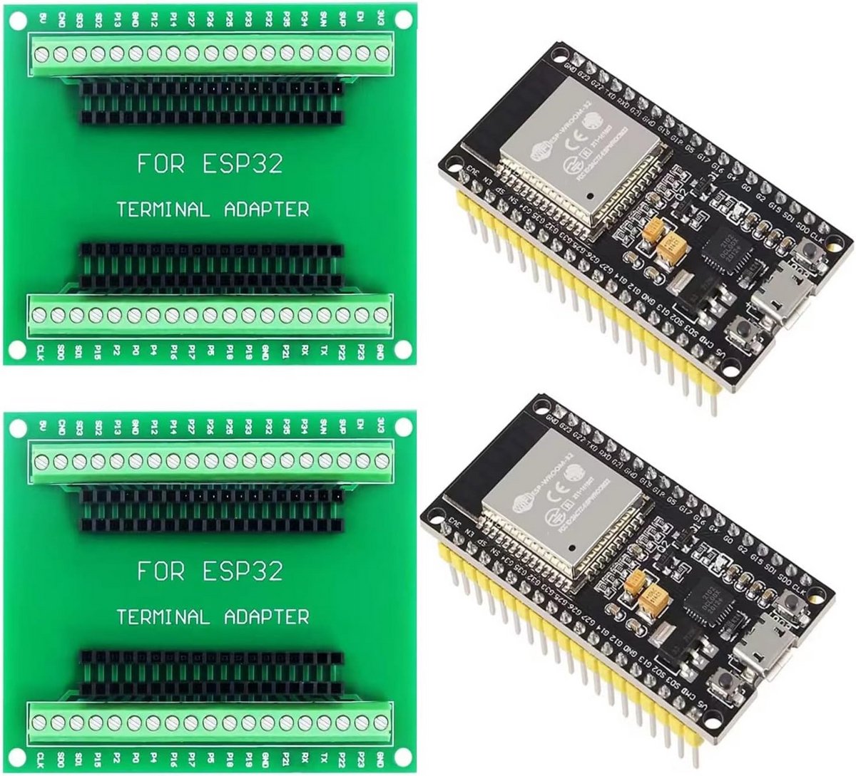 Krachtige Microcontroller Ontwikkelingsmodule met Dual-Mode WiFi en Bluetooth