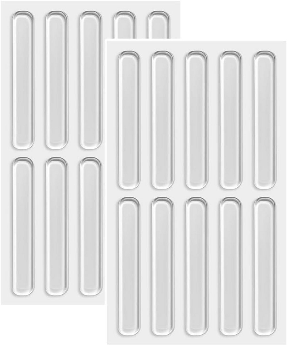 20x Zelfklevende Transparante Siliconen Bufferstrips voor Meubels, Deuren & Kasten - Anti-slip en Geluiddempend