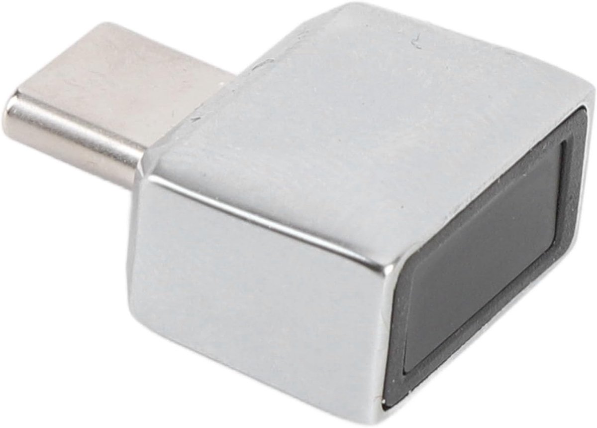 USB C Vingerafdruklezer - Mini Vingerafdrukscanner - Biometrische Vingerafdruklezer voor Computerlogin - Snelle Matching USB C Vingerafdruklogger voor PC Laptop