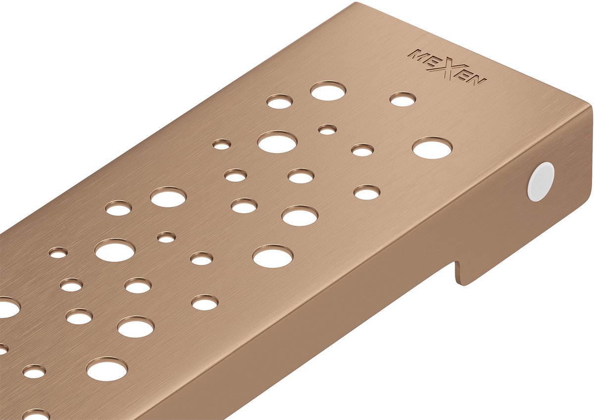 Mexen Flat M12 afdekking voor lijnafvoer 60 cm. geborsteld koper - 1C21060