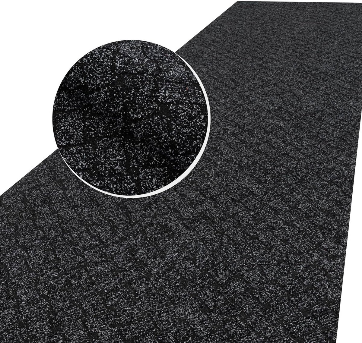 Schoonloopmat per meter 6mm antislip polypropyleen polyester
