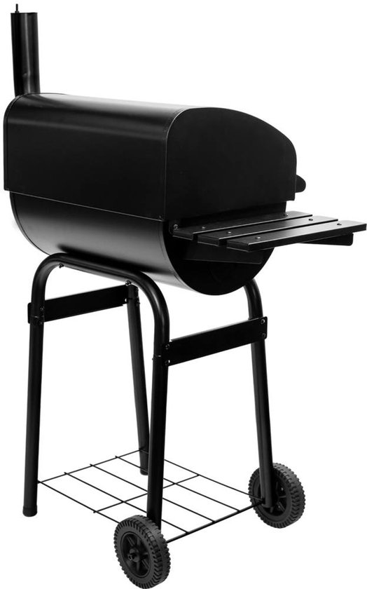 Mega-M Classic - Houtskoolbarbecue - Met deksel - Verchroomd grillrooster - Verrijdbaar ontwerp van Merkloos — afbeelding 2