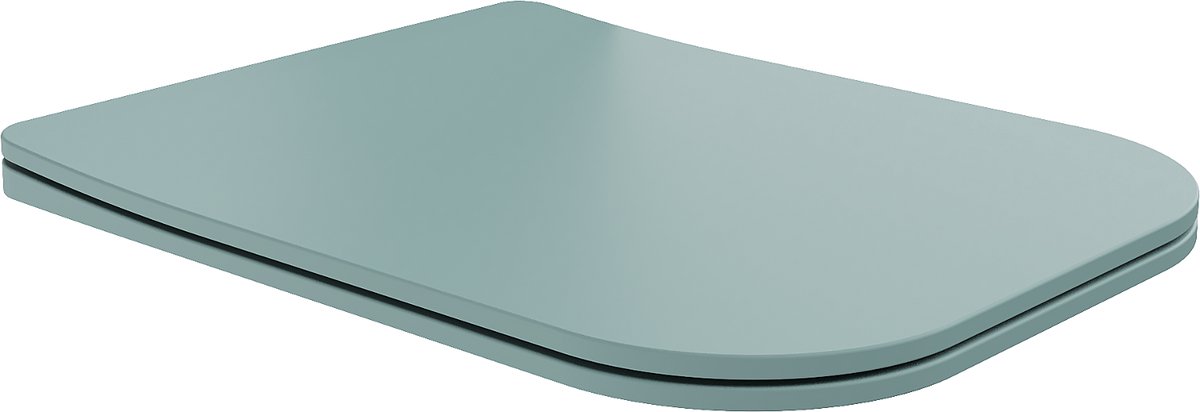 Mexen Teo langzaam dalende dunne zitting, duroplast, lichtgroen mat - 39840048