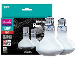 Arcadia Solar Basking Spotlight 100 Watt Twin Pack
