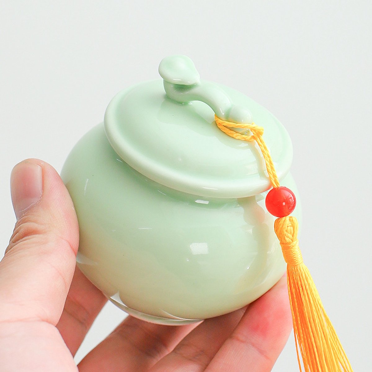 Small mini keramische pot - Opslag afdichtende pot - 65ml - Keramiek - Mini Urn Keramiek