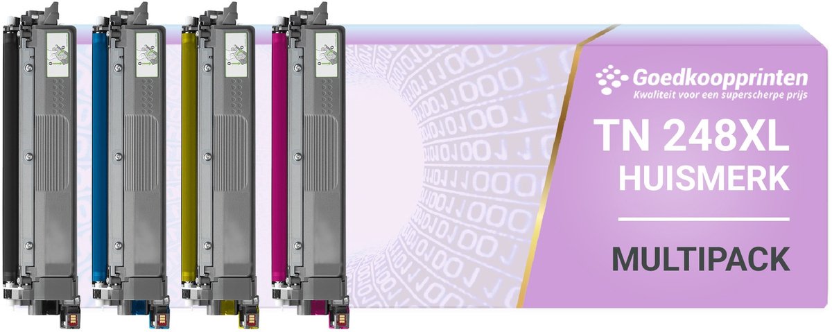 Brother TN-248XL toner cartridge Multipack - Huismerk