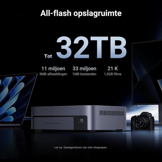 UGREEN Network Attached Storage DXP480T (Diskless) Plus EU van Ugreen — afbeelding 3