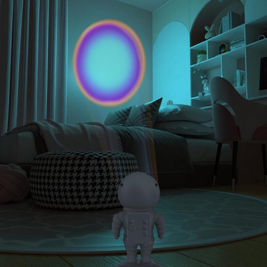 Decoratieve nachtlamp - Astrolight met regenboog design voor kinderen en volwassenen — afbeelding 3