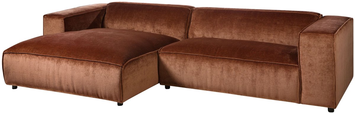MASSIVMOEBEL24.DE hoekbank SOFAS rood 304 x 69 x 164 cm