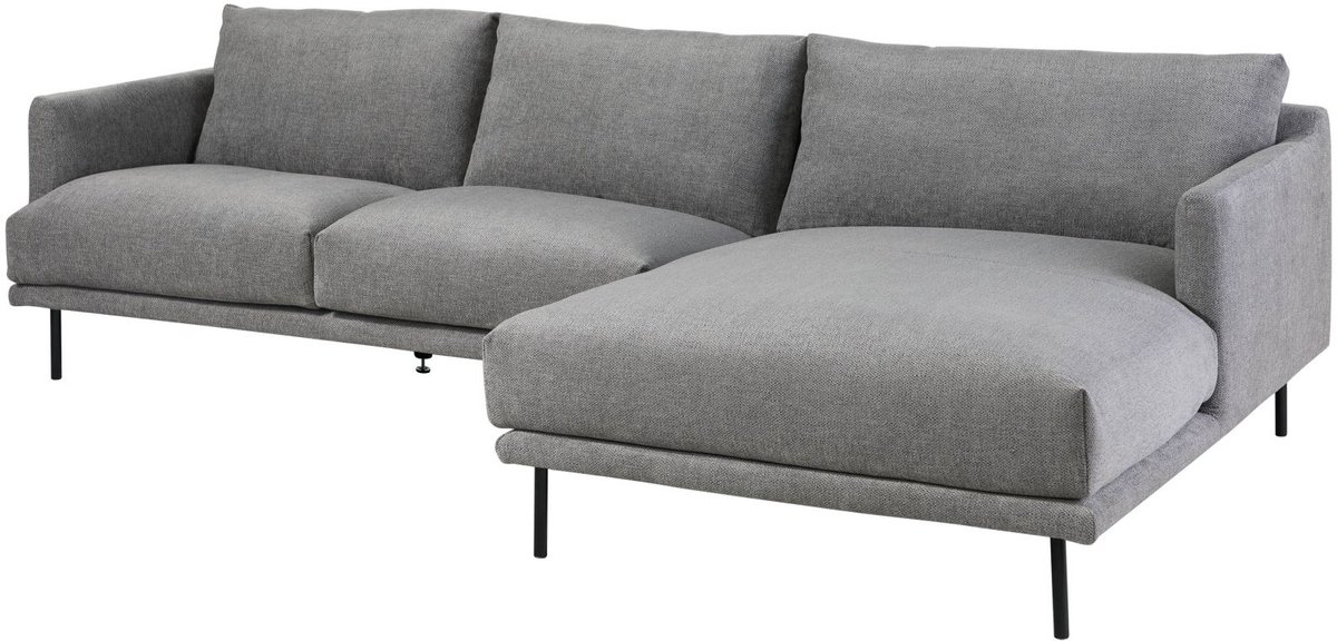 MASSIVMOEBEL24.DE hoekbank SOFAS grijs 285 x 81 x 161 cm