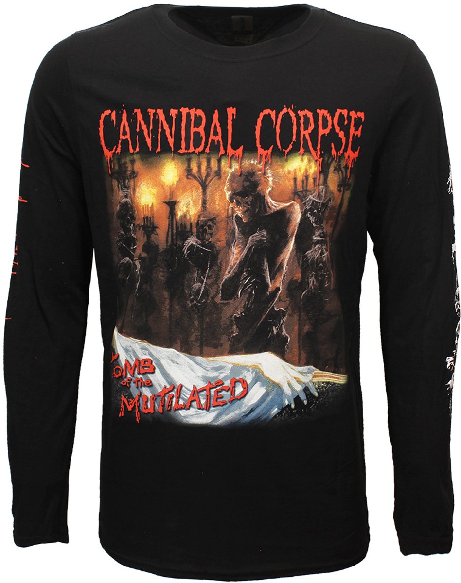 Cannibal Corpse Tomb of the Mutilated Longsleeve T-Shirt - Officiële Merchandise - S