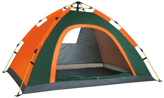 RezReady Kampeertent 1-2 kinderen/volwassenen– maat 200x140 cm – Vierseizoen, Waterdicht & Snel te Openen