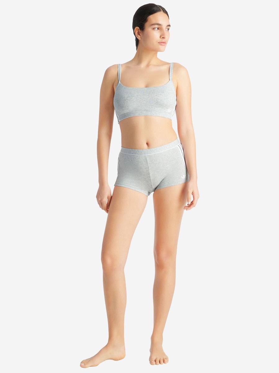 Adidas Originals Bralette Originals Adicolor Comfort Flex Cotton Grijs