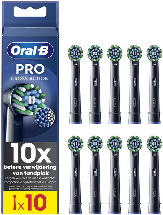 Oral-B Pro Cross Action Zwart (10 stuks)