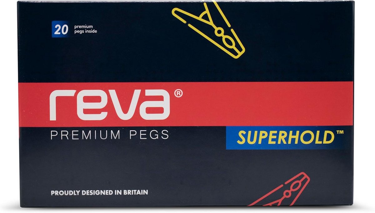 20 Sterke Kledinghangers met Supergrip - Weerbestendige Wasknijpers