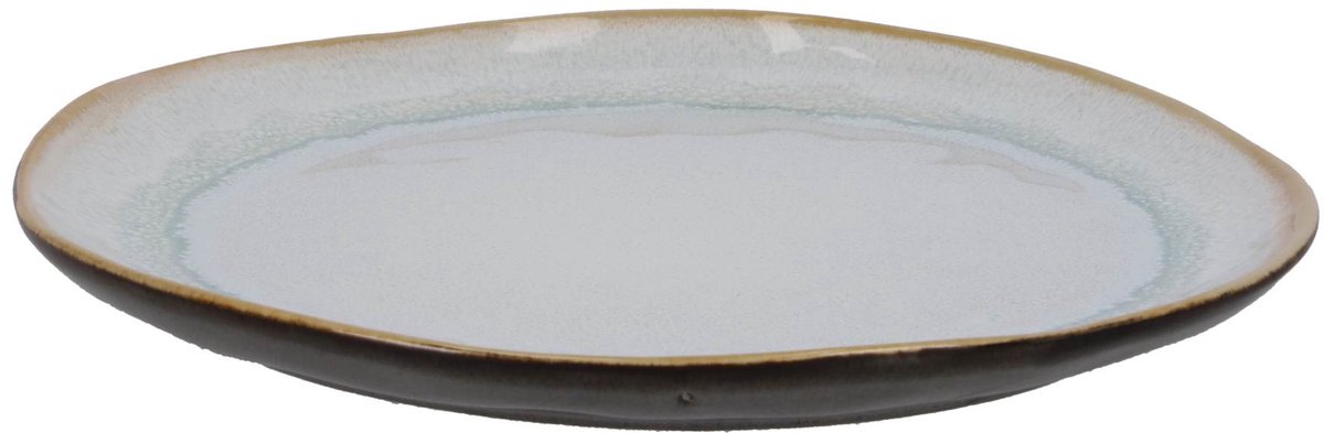 Médard de Noblat - Shadow Aqua - Dinner plate 28 cm (set of 6)
