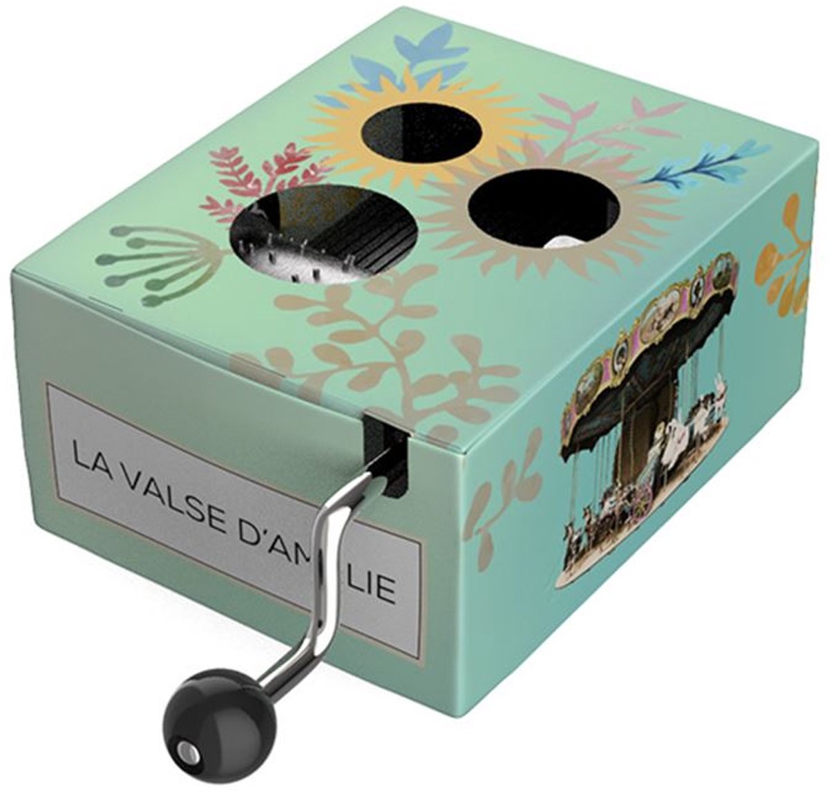 Belle Lurette handraaimuziekje speelgoed La valse d'Amelié multicolor.