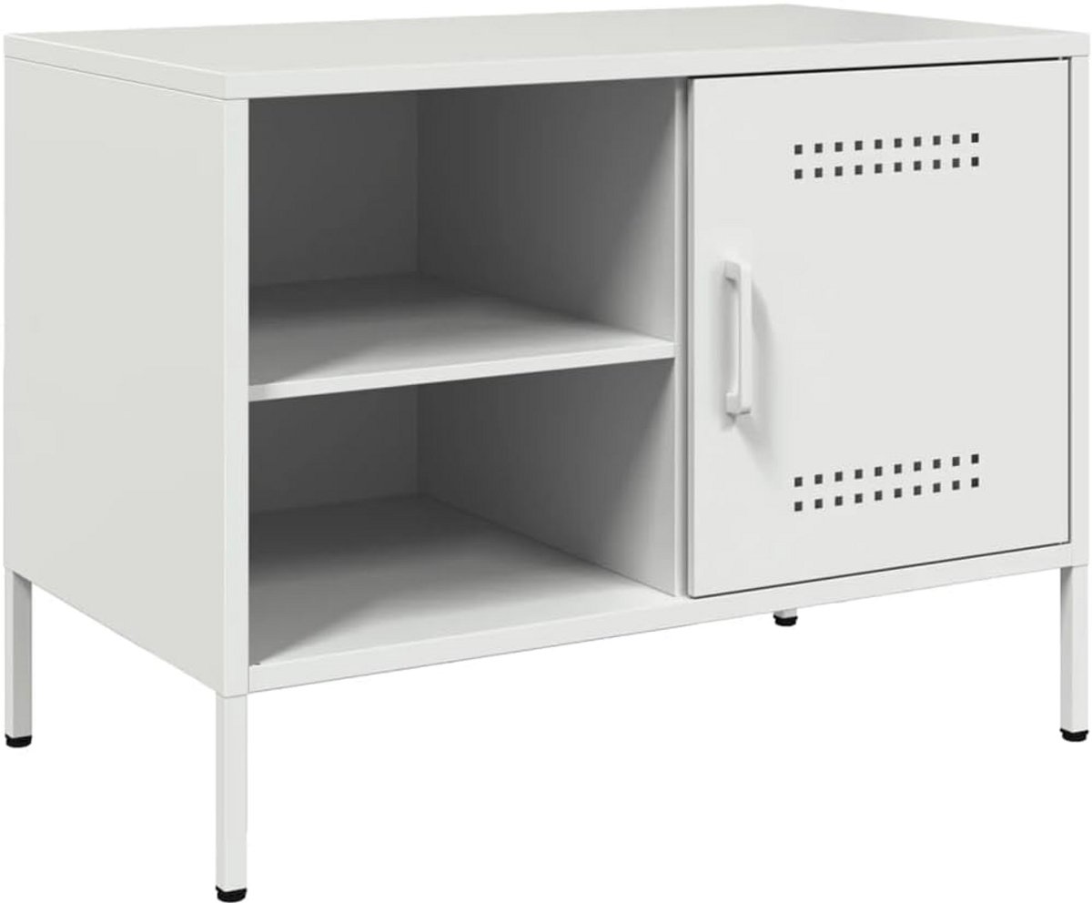 TV Meubel Wit Staal 68x39x50.5cm - Wandkast en Dressoir voor Woonkamer