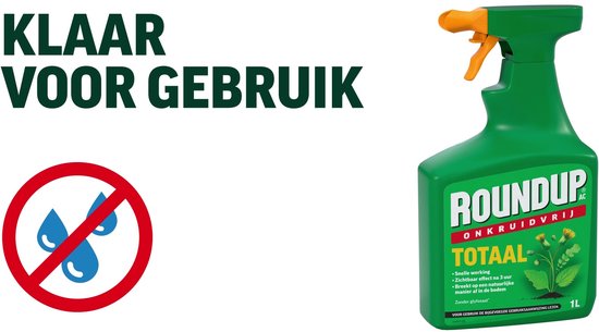 Roundup Totaal Onkruidvrij Kant en Klaar Spray - 1L voor 10m² - Onkruidverdelger - Onkruidverwijderaars zonder glyfosaat van Merkloos	 — afbeelding 4