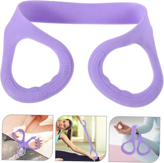 Onveranderde spanning Bande élastique de Remise en Forme Bande élastique ceinture de Yoga Bande élastique Yoga Bandes de résistance Dorsale Sangle d'étirement élastique Type — afbeelding 2