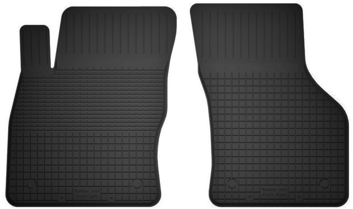 Wielganizator BasicProtect Serie - Rubber Autovloermatten - Audi TT III - Antislip - Weerbestendig