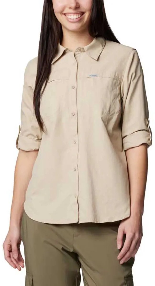 Columbia Silver Ridge™ 3.0 Overhemd Met Lange Mouwen Beige M Vrouw